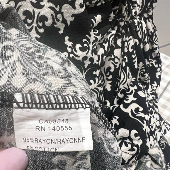 Katie CA53518 Dress Black with Print - Picture 6 of 6